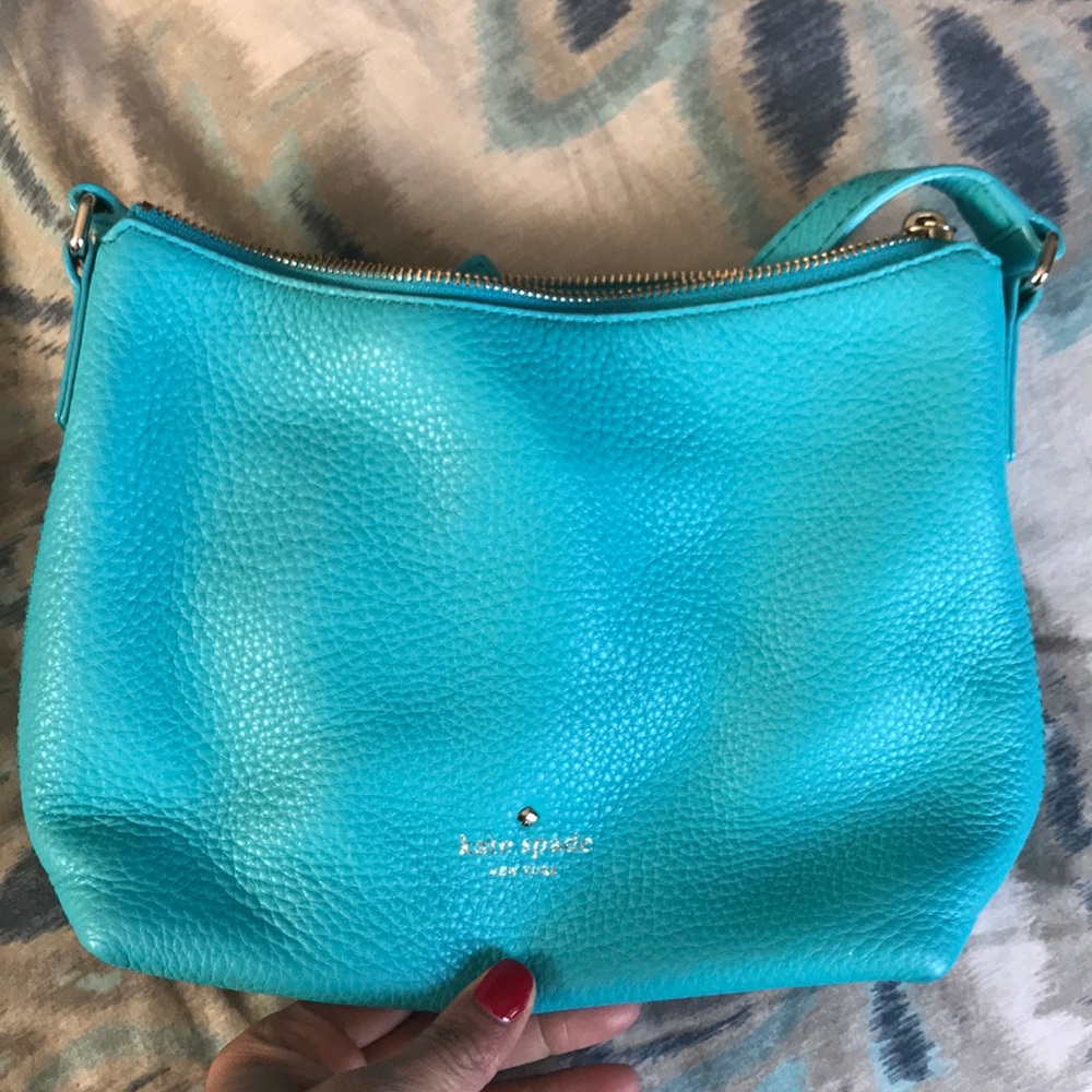Kate Spade leather crossbody purse.